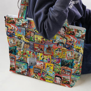 Retro Land TV Shows Large Tote Bag