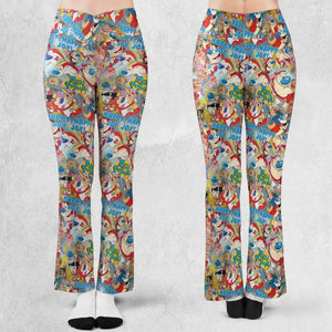 The Ren and Stimpy Show Flare Leggings