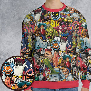 All-over Print Sweatshirt - BM9D6MZH - - 1