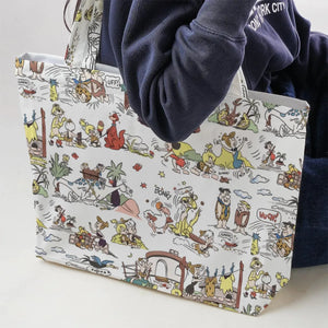 Stone Age Life The Flintstone Large Tote Bag