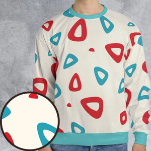 Togepi Pattern Pokemon All-over Print Sweatshirt
