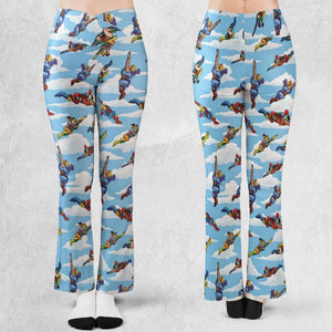 Parody Couples Duo Ambiguously Flare Leggings