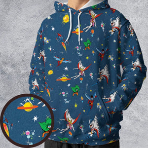 Battle of the Planets All-over Print Hoodie
