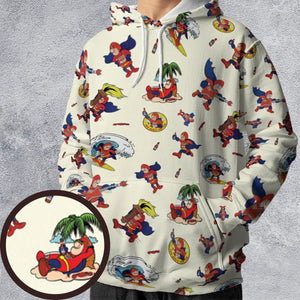 Budweiser Bud Man All-over Print Hoodie