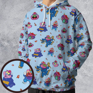 Blue Monster My Pet Monster All-over Print Hoodie