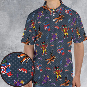 Super Turtles TMNT AOP Men/Women Polo Shirt
