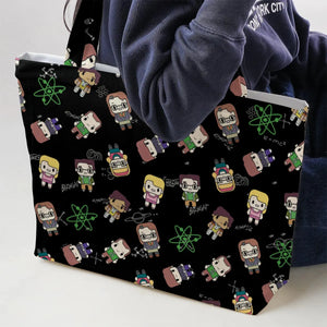 Geeky Bazinga The Big Bang Theory Large Tote Bag