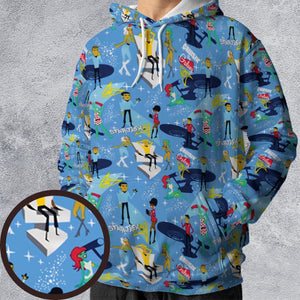 Cruisin' The Galaxy Star Trek All-over Print Hoodie