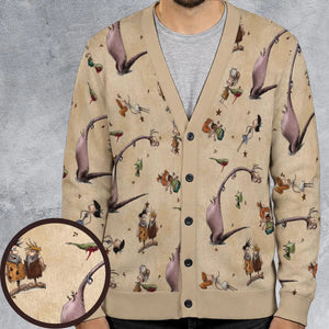 The Flintstones Creepyfied Cardigan