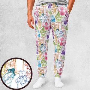 Colorful Muppets Sweatpants