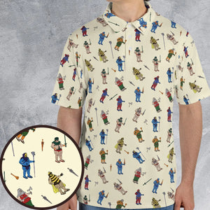 Carl In Masters Of The Universe Pattern AOP Men/Women Polo Shirt