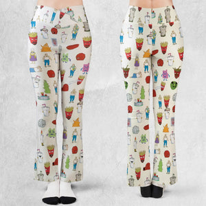 Aqua Teen Style Flare Leggings