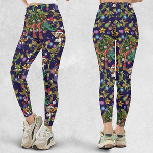 Christmas Movie Little Monsters Greamlins Legging
