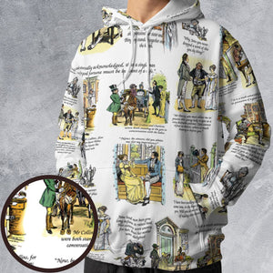 All-over Print Hoodie - HK73DL28 - - 1