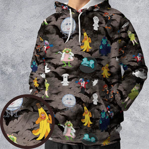 Muppet Haunted All-over Print Hoodie