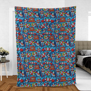 Hero of the Environment Captain Planet and the Planeteers Fleece Blanket