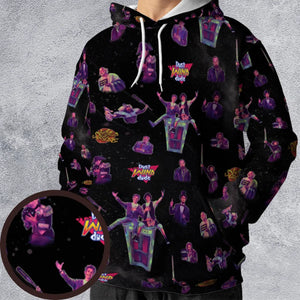 Wyld Stallyns Bill and Ted's Excellent Adventure Character All-over Print Hoodie