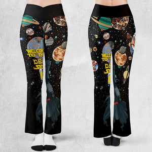 Simpson Darth Vader Welcome To The Drink Side Flare Leggings