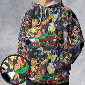 All-over Print Hoodie - 6Y285SDN - - 1