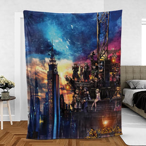 KH3 Kingdom Heart Fleece Blanket