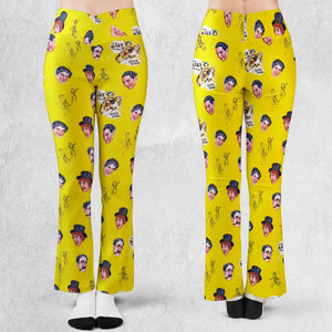 The Duck Soup The Marx Brothers Flare Leggings
