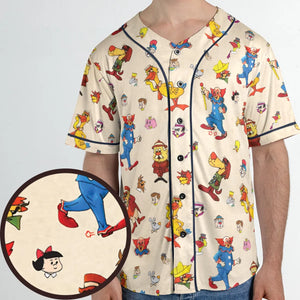 Bozo The Clown And Friends Unisex Baseball Jersey