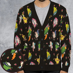 Rocko's Modern Life Pattern Cardigan