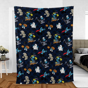 Smurfs Halloween Special Fleece Blanket