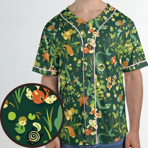 Under Water Type Pokemon Unisex Baseball Jersey