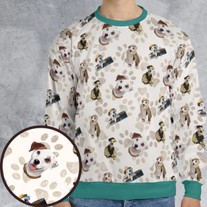 Bookish Wardrobe Wishbone All-over Print Sweatshirt