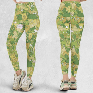 Grass Pokemon Pattern Legging