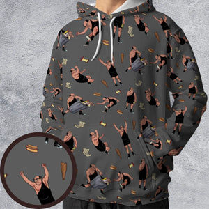 The Trashman It's Always Sunny in Philadelphia All-over Print Hoodie