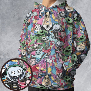 All-over Print Hoodie - 6YV2Z6NP - - 1