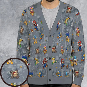 Super Mario Nintendo Video Game Cardigan
