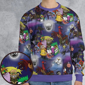 Fearless Courage the Cowardly Dog All-over Print Sweatshirt