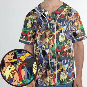 Super TV Heroes HB Unisex Baseball Jersey