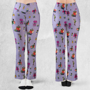 Really Rotten Scooby's All-Star Laff-A-Lympics Flare Leggings