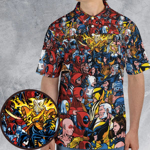 70 Variants and Bloodlines AOP Men/Women Polo Shirt