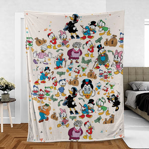 Donald Huey Dewey Ducktales Fleece Blanket