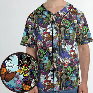 I Ain't Afraid Of No Ghosts Unisex Baseball Jersey