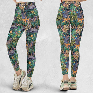 Best Friends Forever Mowgli and Baloo The Jungle Book Legging