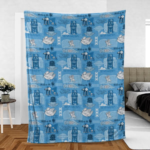 Dark Side Star Wars Tiki Shack Fleece Blanket