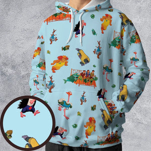 Bedknobs and broomsticks Characters All-over Print Hoodie