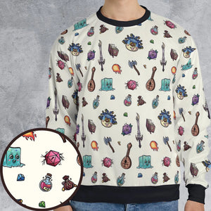 RPG Classics Pack DnD All-over Print Sweatshirt