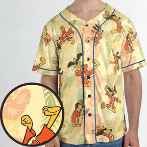 Kung Fu Dog Hong Kong Phooey Unisex Baseball Jersey