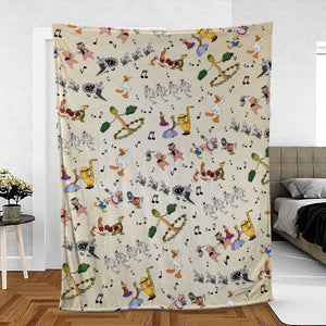 The Silly Symphony Characters Fleece Blanket