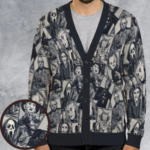 Halloween Horror Villains Cardigan