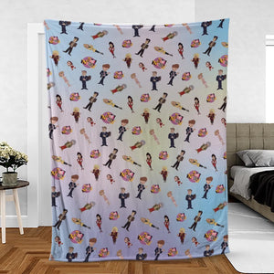 The Nanny Animated Characters Fleece Blanket