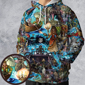 Travel And Fight Pirates of the Caribbean All-over Print Hoodie