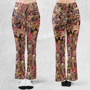 Pro Wrestlers Flare Leggings